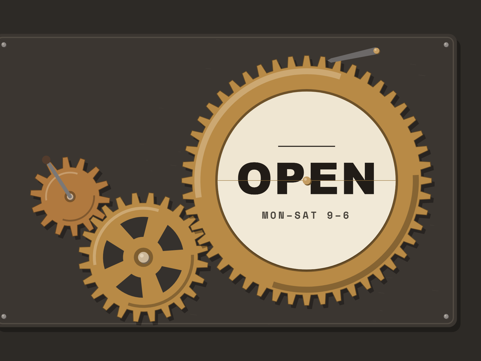 Gearbox - OPEN, settled frame