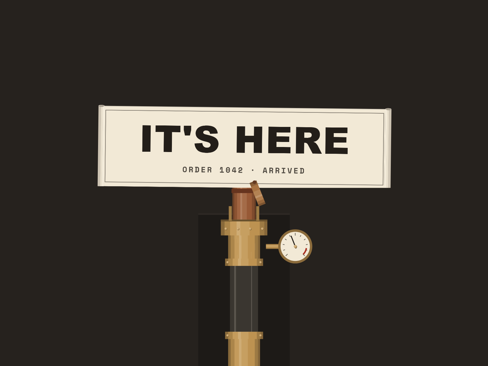 Pneumatic Tube - IT'S HERE with reduced motion