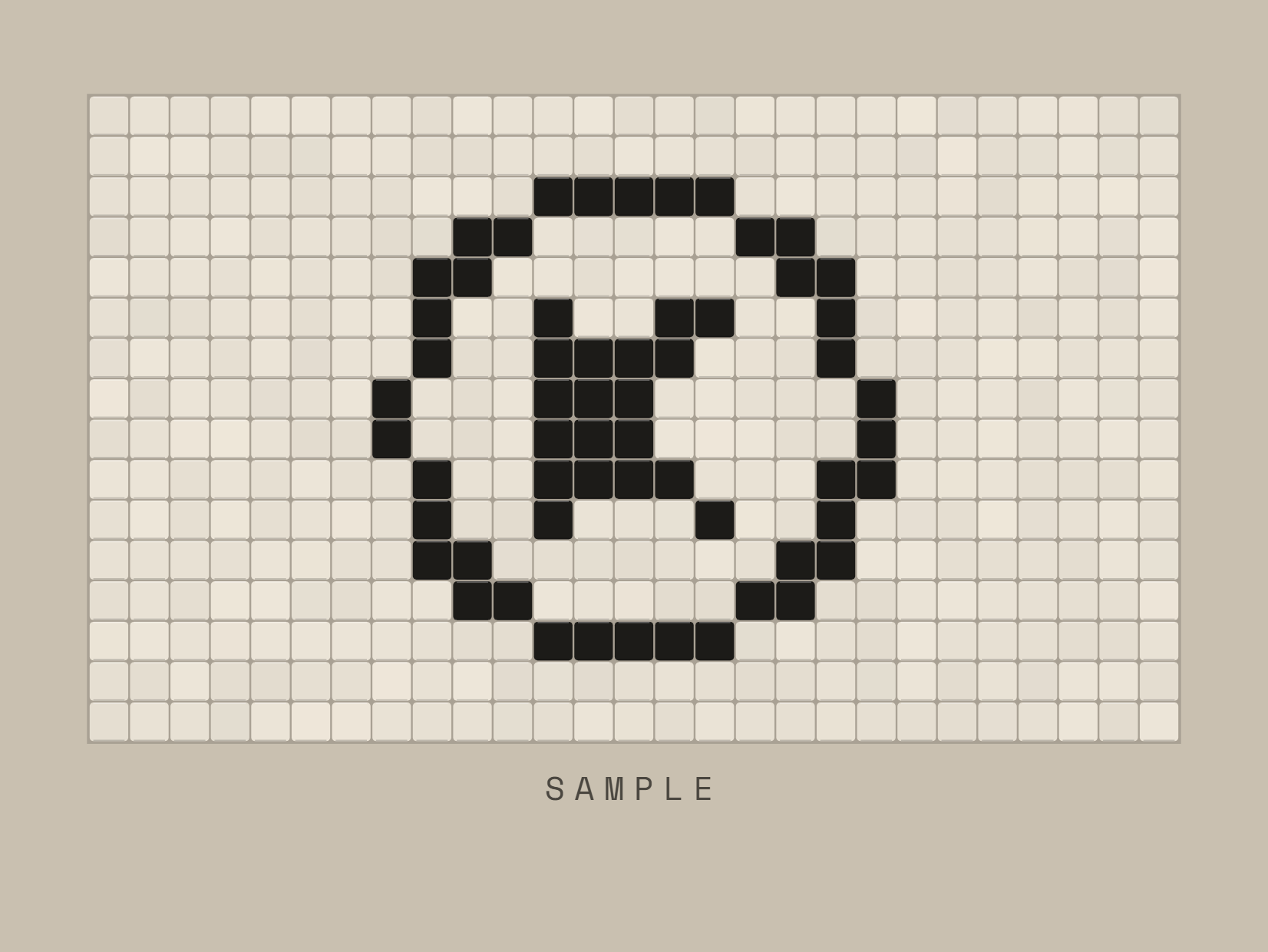 Tile Flip - YOUR MARK, settled frame