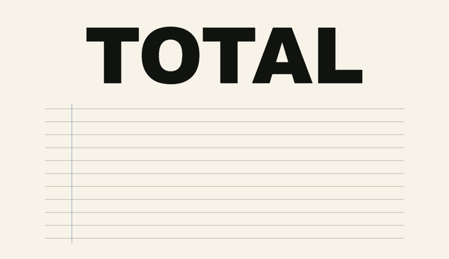 Preview of Ledger — TOTAL
